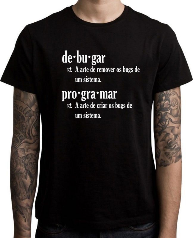 Camiseta Debugar Preta